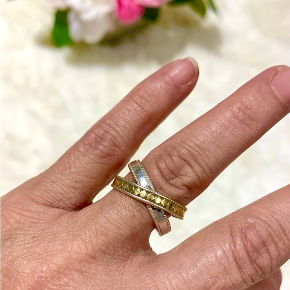 Anna Beck Jewelry - Anna Beck Gold Silver Cross Ring